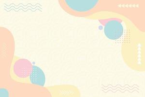 fundo simples com cores pastel vetor