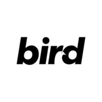 pássaro pomba pombo águia cabeça wordmark design de logotipo vetor