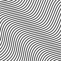 fundo geométrico preto e branco de ondas abstratas. vetor