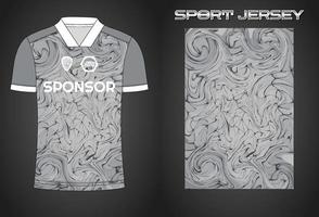 modelo de design de camisa de esporte de camisa de futebol vetor