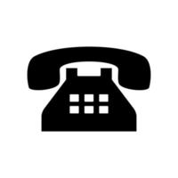 ícone de telefone antigo vetor