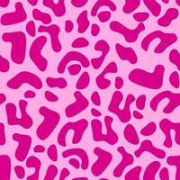 padrão de leopardo-de-rosa sem costura. estampa animal leopardo. cor de fundo vector sem costura. estampa animal print