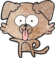 personagem de cachorro vetor em estilo cartoon