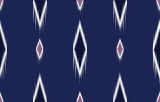 cor azul padrão ikat, estilo de textura étnica tribal, design para impressão em produtos, plano de fundo, cachecol, roupas, embrulho, tecido, ilustração vetorial. vetor