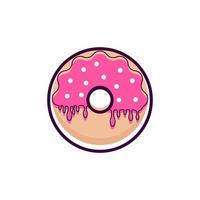 ilustração de desenho de ícone de vetor donut