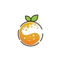 ilustração de ícone de vetor de design laranja