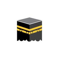 ícone de ilustração vetorial Kaaba vetor