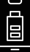 ilustração de design de ícone de vetor de bateria