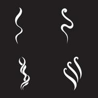 ilustração de desenho de ícone de vetor de fumaça
