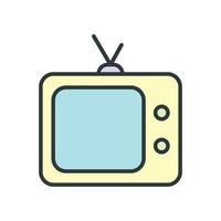modelos de design de vetor de ícone de televisão