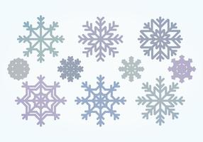 Colecção Snowflake Vector