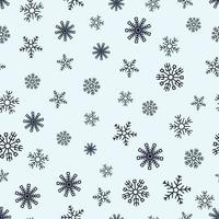 plano de fundo sem emenda com flocos de neve. elementos de decoração de natal e ano novo. ilustração vetorial. vetor