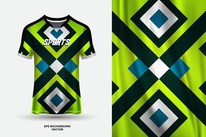 design moderno de camisa de t adequado para esportes, corridas, futebol, jogos e vetor de esportes eletrônicos