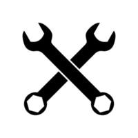 ícone de vetor de chaves cruzadas