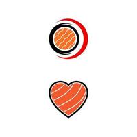 ilustração de design de ícone de vetor de sushi japão