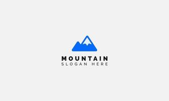 vetor de design de logotipo de montanha minimalista moderno