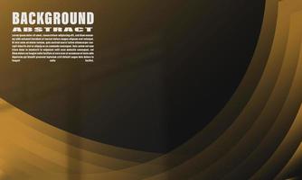 sobreposição de sombra de onda líquida gradiente geométrico de fundo abstrato laranja preto para web design eps 10 vetor