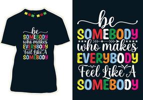 design de camiseta do dia mundial da bondade vetor
