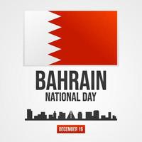 dia nacional do bahrain vetor