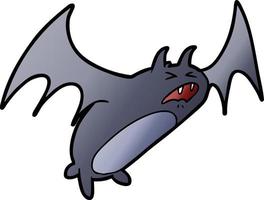 morcego de vetor em estilo cartoon