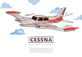 Fundo gratuito de Cessna vetor
