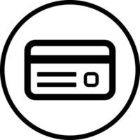 ícone de cobrança, cartão, cartão de crédito vetor