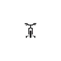 logotipo do ícone de bicicleta vetor