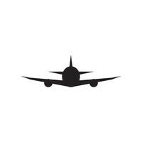 logotipo do ícone do avião, design vetorial vetor