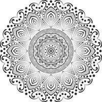 design criativo de mandala vetor