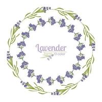 modelo de lindos quadros florais de lavanda violeta em estilo aquarela isolado no fundo branco para design decorativo, cartão de casamento, convite, base de viagem vetor