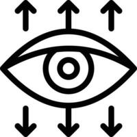 ilustração vetorial de olho em ícones de símbolos.vector de uma qualidade background.premium para conceito e design gráfico. vetor