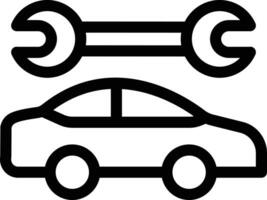 ilustração vetorial de reparação de automóveis em ícones de símbolos.vector de qualidade background.premium para conceito e design gráfico. vetor