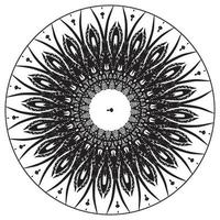 página para colorir mandala elementos decorativos vintage, ornamento decorativo em estilo oriental étnico doodle ilustração vetorial desenhada à mão vetor