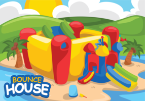 Bounce House Ilustração vetorial vetor