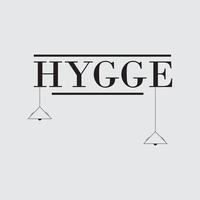 design de modelo de vetor de logotipo hygge criativo