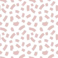 padrão de vetor sem costura simples com traços rosa em um fundo branco. padrão perfeito para tecidos, papel de embrulho, texturas