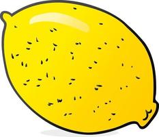 limão de desenho animado de personagem doodle vetor