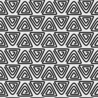 padrão sem emenda de linha triângulo abstrato isolado em fundo cinza. vetor
