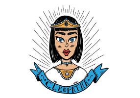 Vetor de caracteres Cleopatra grátis