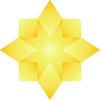 quadrado dourado e mais ilustração em vetor logotipo isolado. quadrado de ouro e mais vetor para logotipo, ícone, símbolo, negócios, design ou decoração. quadrado dourado e mais símbolo de ilusão de ótica