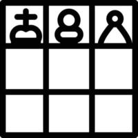 ilustração vetorial de xadrez em ícones de símbolos.vector de qualidade background.premium para conceito e design gráfico. vetor
