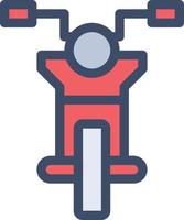 ilustração vetorial de moto em um background.premium qualidade symbols.vector ícones para conceito e design gráfico. vetor