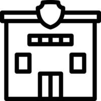 ilustração vetorial de delegacia de polícia em ícones de símbolos.vector de qualidade background.premium para conceito e design gráfico. vetor
