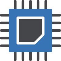 ilustração vetorial de chip de CPU em ícones de símbolos.vector de qualidade background.premium para conceito e design gráfico. vetor