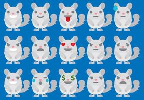 Emoticons Chinchilla vetor