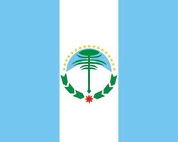 bandeira de Neuquén. províncias argentinas. ilustração vetorial. vetor