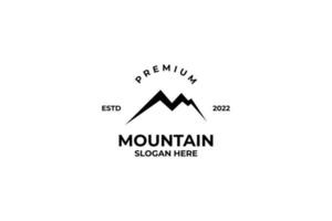 modelo de vetor de design de logotipo de montanha ou colina