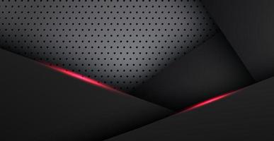 abstrato luz vermelho preto espaço quadro layout projeto tecnologia triângulo conceito textura cinza fundo. vetor eps10