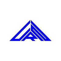 design criativo de logotipo de carta de urna com gráfico vetorial, logotipo simples e moderno de urna em forma de triângulo. vetor