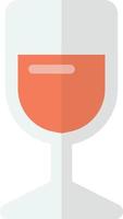 ilustração de taças de vinho em estilo minimalista vetor